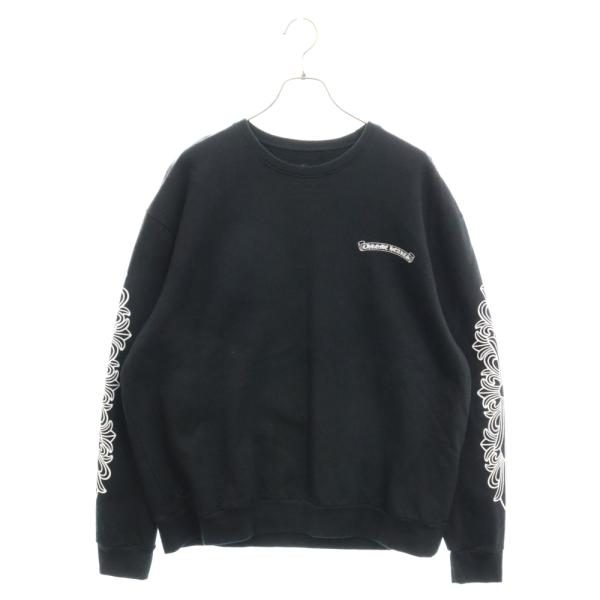 クロムハーツ ダガーアイチャート フローラルクロス スウェット　ブラック shopbring_3324h070001