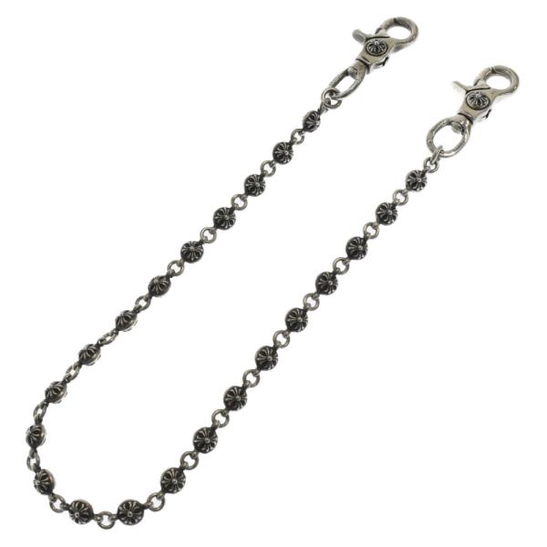 クロムハーツ  2BALL LONG-T/2クリップロング#2ケルティックボール シルバーウォレットチェーン メンズ ロング Chrome Hearts - クロムハーツ 2BALL LONG-T/2クリップロング#2