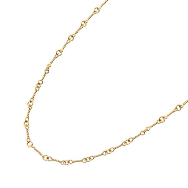 chrome hearts クロムハーツ ツイスト チェーン 22k 正規品 CHROME HEARTS（クロムハーツ） 22K NECKCHAIN T18 ツイストチェーン
