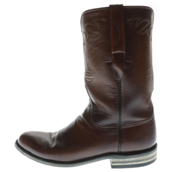 LUCCHESE ルケーシー レザー ウエスタンブーツ Lucchese ルケーシー ハイカット レザー ウエスタンブーツ ブラウン