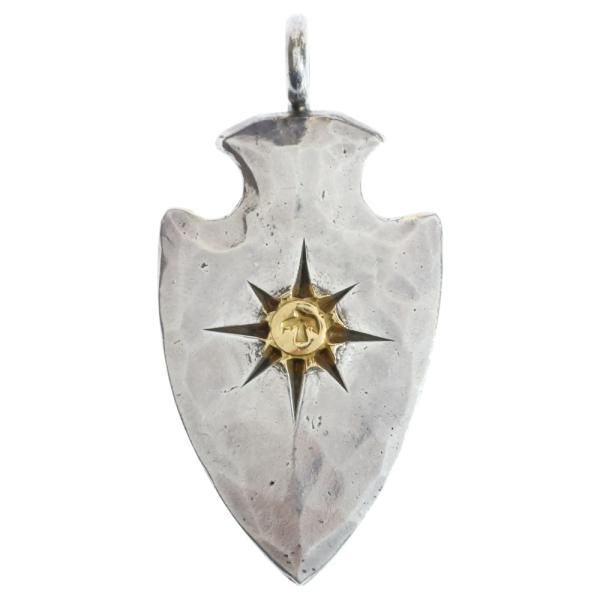 goro's（ゴローズ） メタル付き矢じり大 ペンダントトップ シルバー