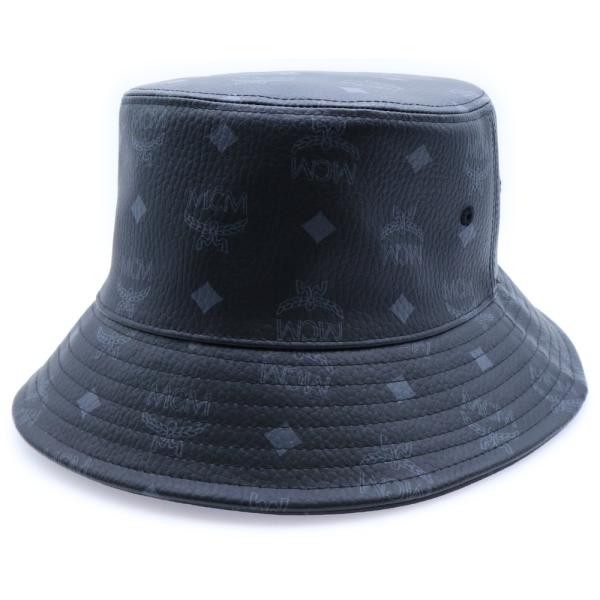 【美品】MCM エムシーエム/ヴィセトス柄/PVC/ハット バケットハット MCM（エムシーエム） MCMデザイン ヴィセトス PVCバケットハット 帽子