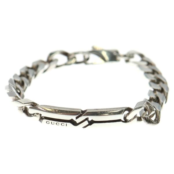 GUCCI（グッチ） ノット インフィニティ ブレスレット ロゴ刻印 SV925
