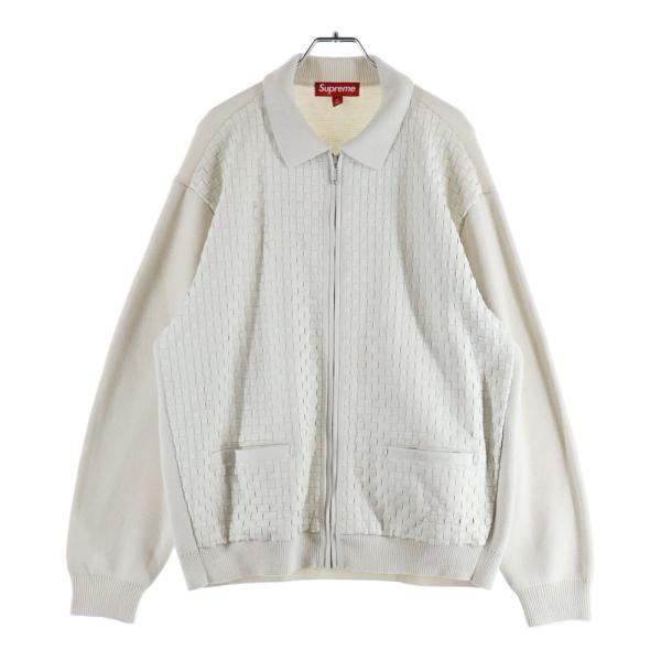 Supreme（シュプリーム） 24AW Woven Leather Zip Up Cardigan