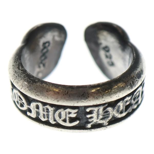 (商談中❗)確実正規品✴️CHROME HEARTS(クロムハーツ)シルバーリング CHROME HEARTS（クロムハーツ） SM SCROLL LABEL スモールスクロール