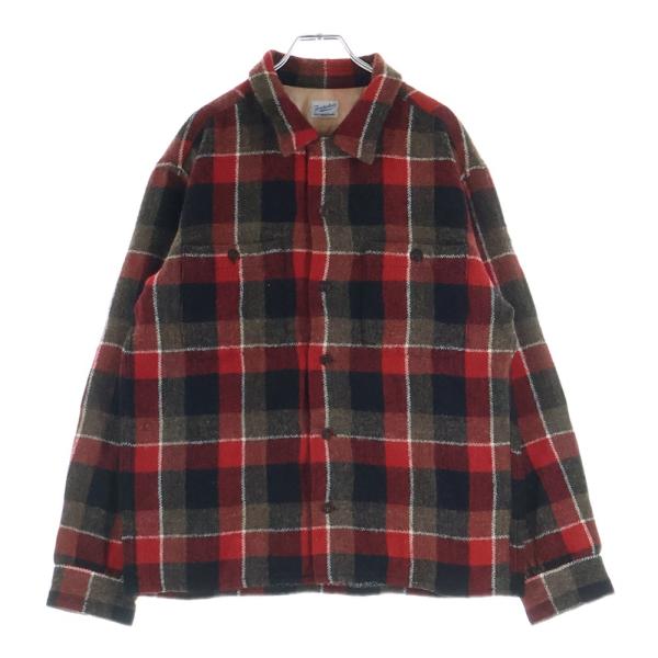 TENDERLOIN（テンダーロイン） T-WOOL SHT ウールチェック 長袖シャツ