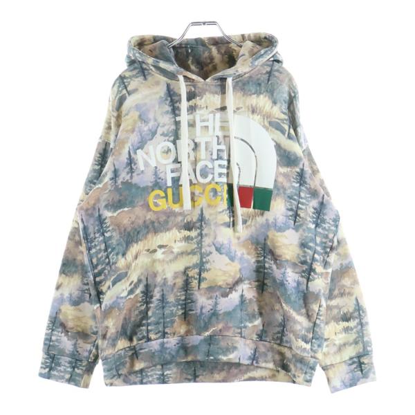 GUCCI（グッチ） 22SS×THE NORTH FACE COTTON HOODIE 総柄 ブランド