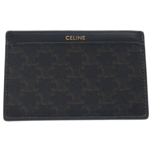 CELINE（セリーヌ） トリオンフ柄 レザー カードケース 名刺入れ