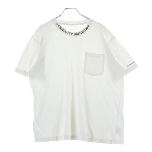 CHROME HEARTS（クロムハーツ） CH T-SHIRT ネックロゴ 半袖Tシャツ