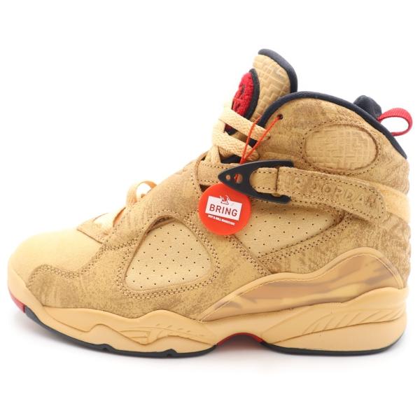 NIKE ナイキ ×Rui Hachimura Jordan 8 SE DO2496-700 八村塁 エアジョーダン8 SE ハイカットスニーカー US6/24cm ブラウン/レッド
