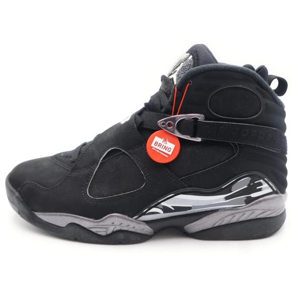 NIKE ナイキ AIR JORDAN 8 Retro Chrome 305381-003 エアジョーダン8 レトロ クローム ハイカットスニーカー ブラック US9/27cm