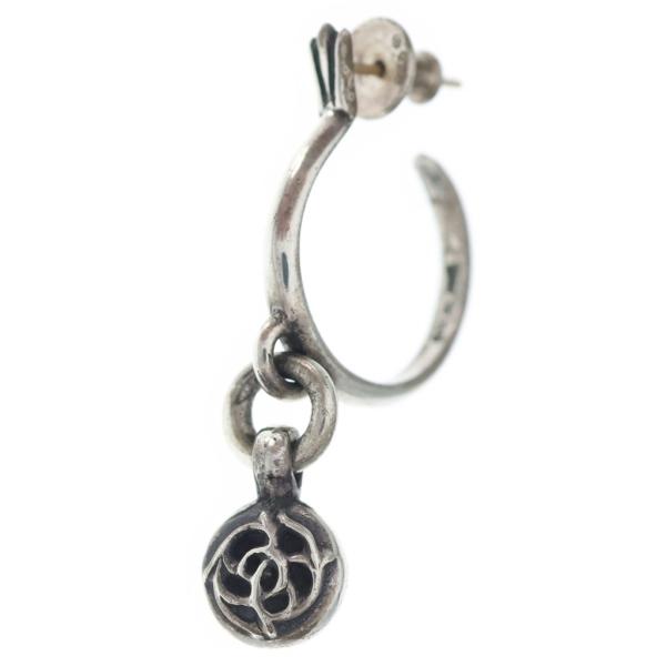 CHROME HEARTS クロムハーツ FLRL BALL フローラルボール フープピアス シルバー CHROME HEARTS（クロムハーツ） FLRL BALL フローラルボール フープ