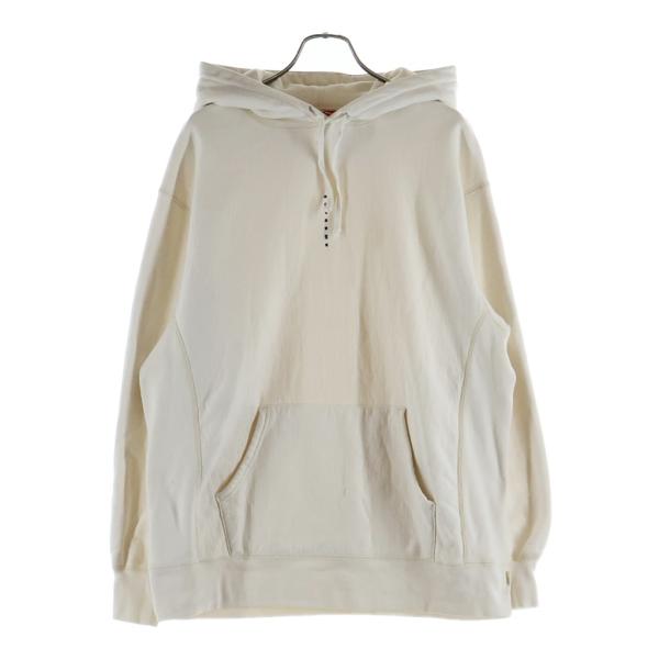 SUPREME シュプリーム Micro Logo Hooded Sweatshirt マイクロ ロゴ プルオーバーパーカー ホワイト Supreme（シュプリーム） Micro Logo Hooded Sweatshirt マイクロ ロゴ
