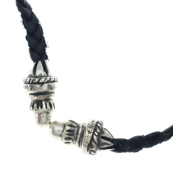 CHROME HEARTS（クロムハーツ） LEATHER BRAID ネックレス レザー