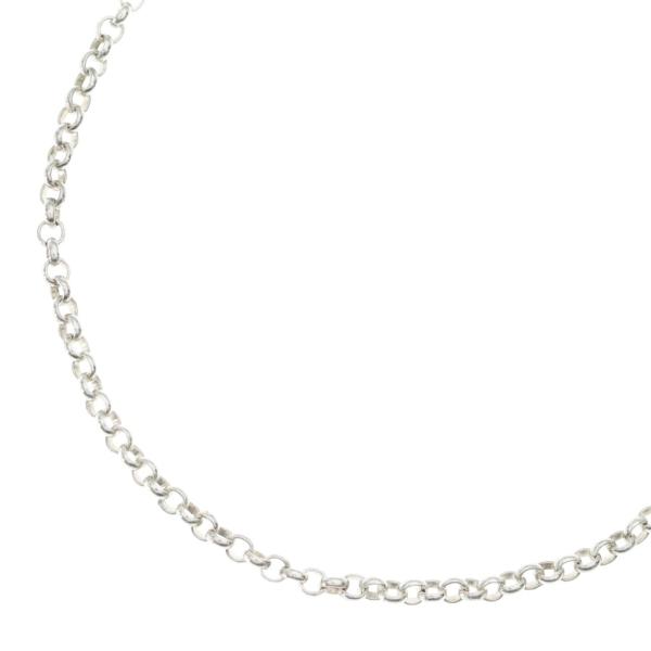CHROME HEARTS クロムハーツ NECKCHAIN R16 ロールチェーンネックレス 16inch シルバー BCA082 CHROME HEARTS（クロムハーツ） NECKCHAIN R16 ロールチェーン