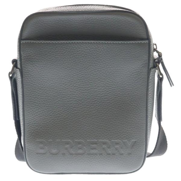 BURBERRY バーバリー THORNTON LEATHER SHOULDER BAG ソーントン レザー ショルダーバッグ グレー 8052890 BURBERRY（バーバリー） THORNTON LEATHER SHOULDER BAG ソーントン