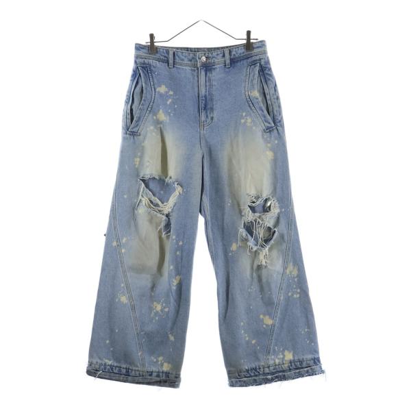 ADER error（アーダーエラー） Inos Distressed Wide Leg Jeans