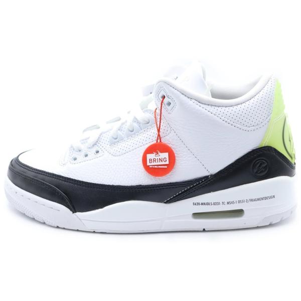ナイキ ×FRAGMENT AIR JORDAN 3 RETRO SP フラグメント エアジョーダン3 レトロ ハイカットスニーカー US10/28cm DA3595-100