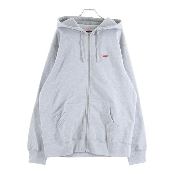 Supreme Small Box Logo フーディー グレー Supreme（シュプリーム） Small Box Logo Zip Up Hooded Sweatshirt