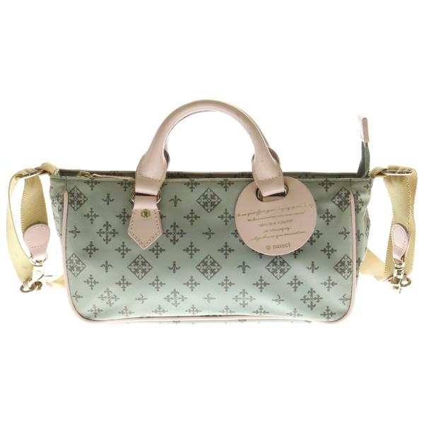 russet（ラシット） 2WAY ハンド ショルダーバッグ グレー/ピンク