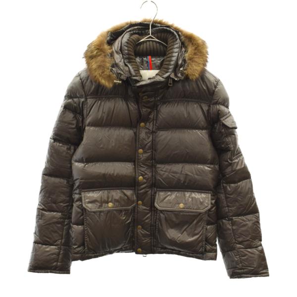 MONCLER モンクレール ヒューベル ファー付ダウンジャケット