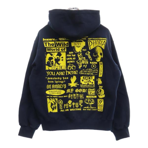 トップス SUPREME 24AW Wild Embroidered Msize Supreme（シュプリーム） 24AW Wild Embroidered Hooded Sweatshirt