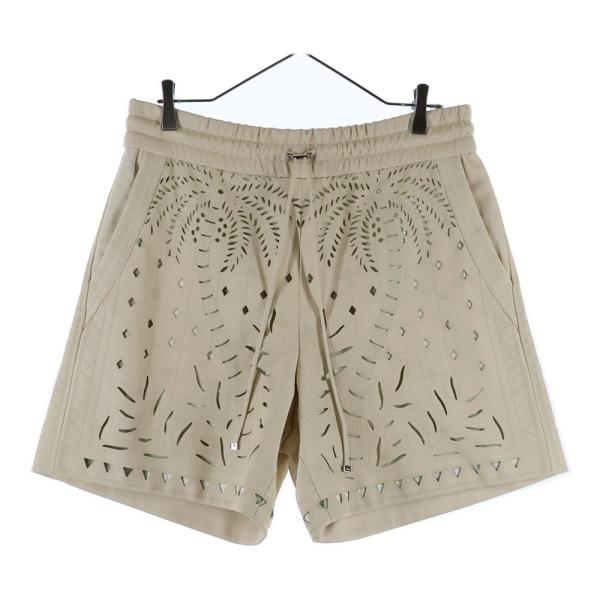 AMIRI（アミリ） レザー ポッケット デニム ショーツ ハーフパンツ