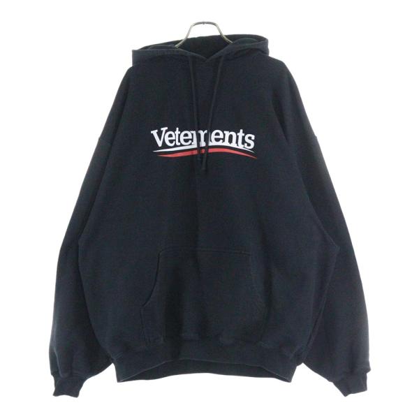 VETEMENTS ヴェトモン 21AW バーコードパッチ ロゴ フーディー VETEMENTS（ヴェトモン） CAMPAIGN LOGO HOODIE キャンペーンロゴ