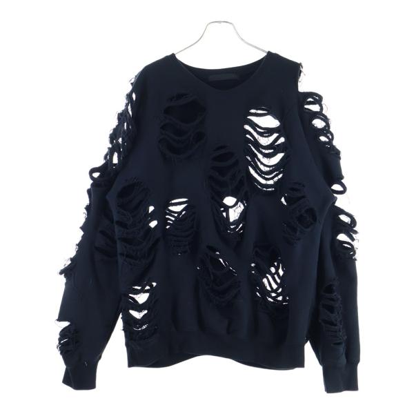 JUN / NAKAYAMA ジュンナカヤマ 23AW デストロイ加工クルーネック