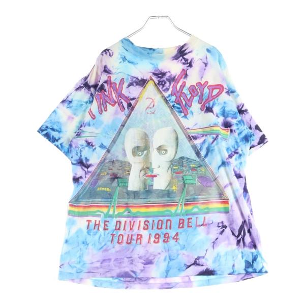 VINTAGE ヴィンテージ 90s PINK FLOYD THE DIVISION BELL TOUR 1994 TIE DYE ピンクフロイド タイダイ 半袖Tシャツカットソー マルチカラー