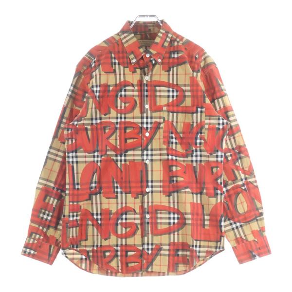 BURBERRY（バーバリー） ノバチェック 長袖シャツ 8002928 ベージュ