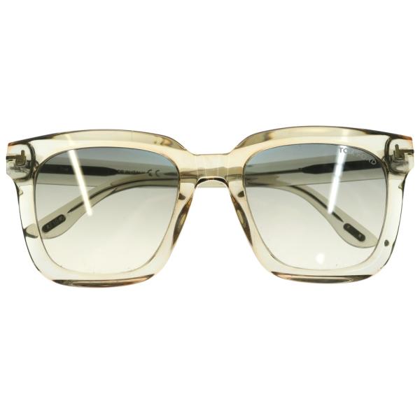 TOM FORD（トムフォード） クリアフレーム ウェリントンサングラス