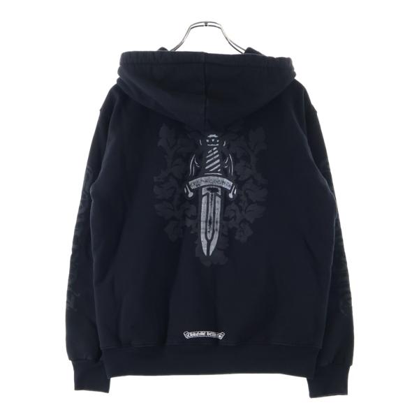 CHROME HEARTS（クロムハーツ） SWTSHRT HD ZIP バックヴァインダガー
