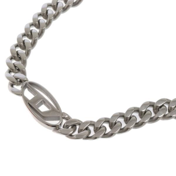DIESEL チェーンネックレス ステンレス DIESEL（ディーゼル） DX1433 ステンレススティール ロゴチェーン