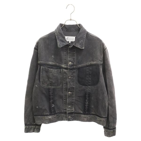 マルタンマルジェラ　デニムジャケット 美品 MARTIN MARGIELA（マルタン マルジェラ） 23AW Painted Black Denim