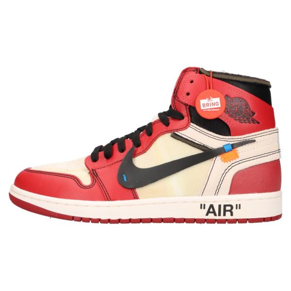 NIKE ナイキ × オフホワイト ザテン エアジョーダン1 シカゴ NIKE ナイキ × オフホワイト ザテン エアジョーダン1 シカゴ