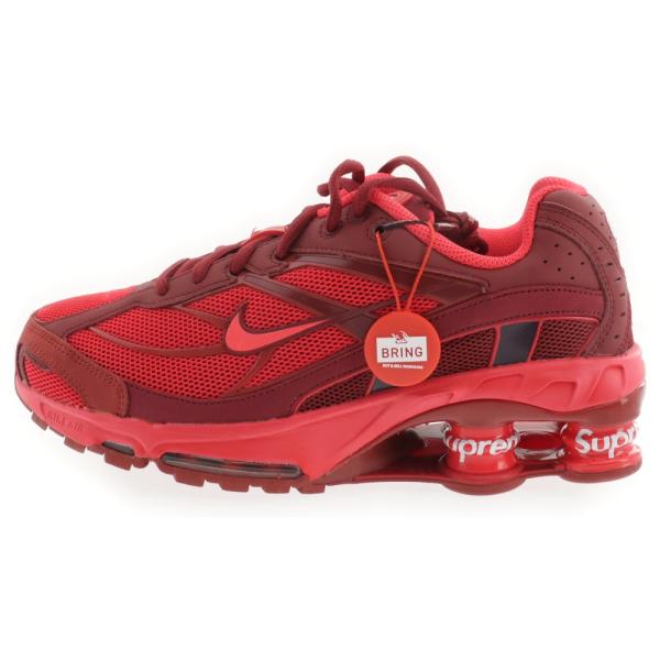 NIKE ナイキ ×SUPREME SHOX RIDE 2 SP DN1615-600 シュプリーム ショックス ライド2 ローカットスニーカー レッド US8/26.0cm NIKE（ナイキ） ×SUPREME SHOX RIDE 2 SP DN1615-600 シュプリーム