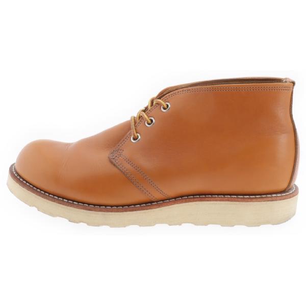 RED WING ダークブラウン レザー チャッカブーツ RED WING レッド ウイング CHUKKA BOOT レザー チャッカブーツ