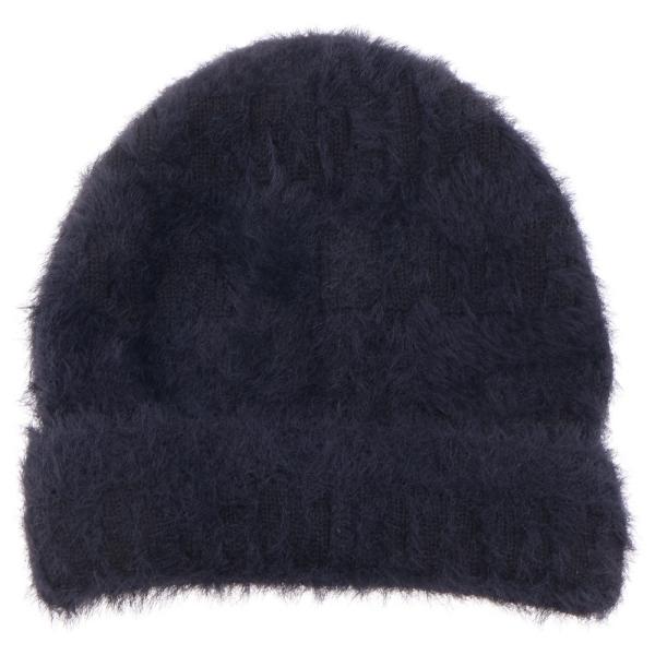 BALENCIAGA（バレンシアガ） シャギーロゴジャガード ニットキャップ