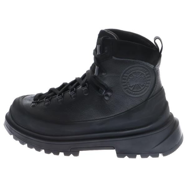   カナダグース Journey Boot 7778M レザー レースアップ アンクルブーツ ブラック US8/25.5cm CANADA GOOSE（カナダグース） Journey Boot 7778M レザー レース