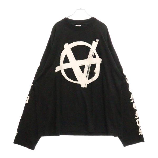 VETEMENTS ヴェトモン 24AW Double Anarchy L/S Tee UA65LS650B VETEMENTS ヴェトモン 24AW Double Anarchy L/S Tee UA65LS650B