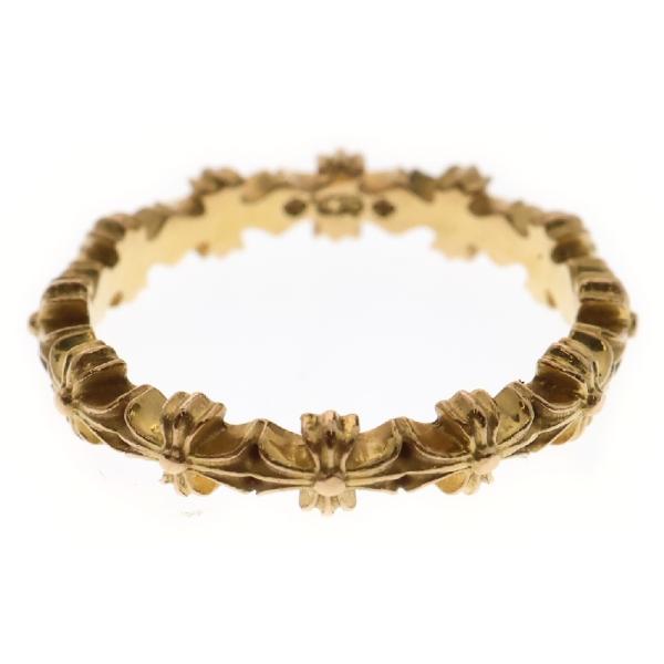 クロムハーツ タイニーE CHプラス バンドリング 7号 CHROME HEARTS クロムハーツ 22K TINY E CH PLS BAND タイニーE