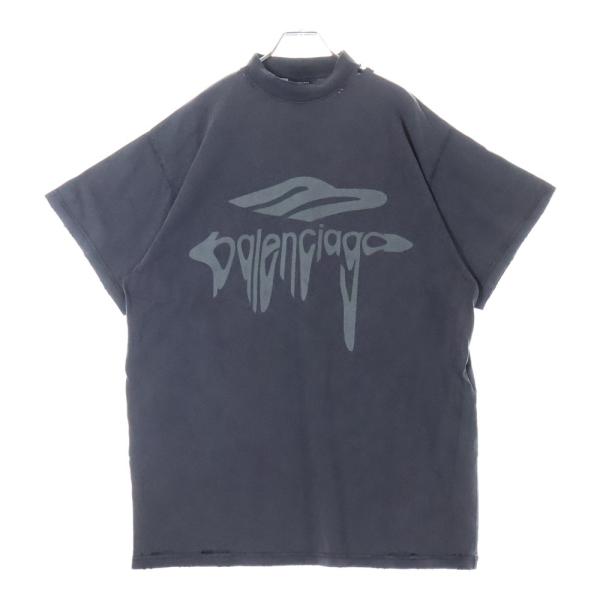 BALENCIAGA（バレンシアガ） リキファイド ロゴ オーバーサイズ T
