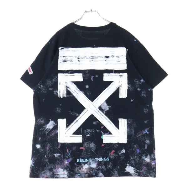 OFF-WHITE オフホワイト GALAXY BRUSHED TEE OMAA002F17620017 