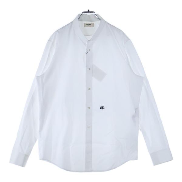 CELINE（セリーヌ） トリオンフ刺繍 インバーテッドカラールーズ長袖