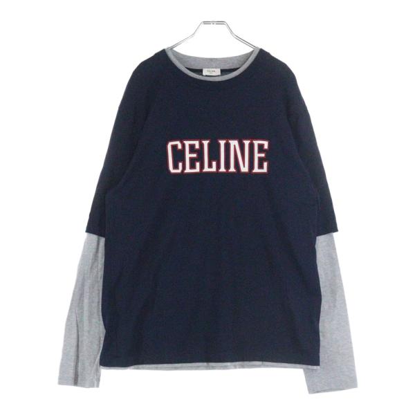 CELINE（セリーヌ） 25SS レイヤードルーズ長袖Tシャツ RX06N671Q