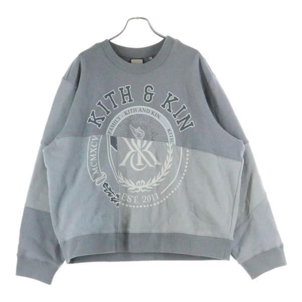 KITH（キス） Patchwork Crewneck Sweatshirt パッチワーククルー