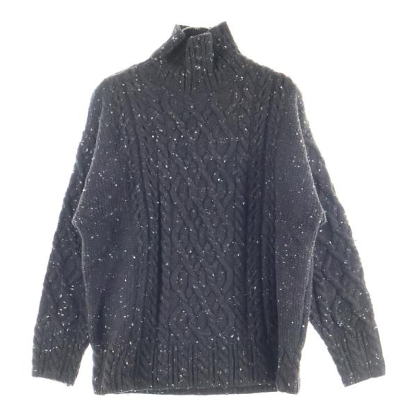 AURALEE（オーラリー） ウールベビー アルパカ ケーブルニットセーター