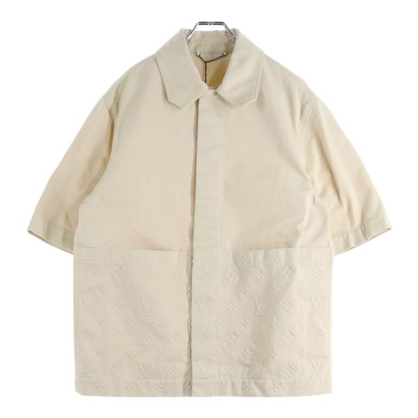 LOUIS VUITTON/ルイヴィトン 半袖 ぬいぐるみワークシャツ LOUIS VUITTON（ルイ・ヴィトン） 23SS モノグラム切替ワーク半袖