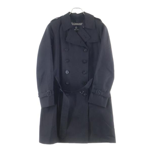 近年・美品　アクアスキュータム　トレンチコート　2wayライナー付　ブラック　L Acuascutum アクアスキュータム ウール ライナー付き トレンチコート